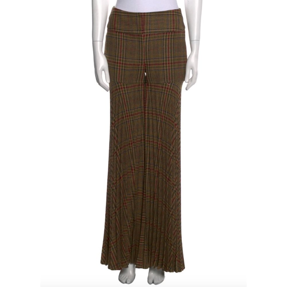 DOLCE & GABBANA Wool Wide Leg Pants - Size 4